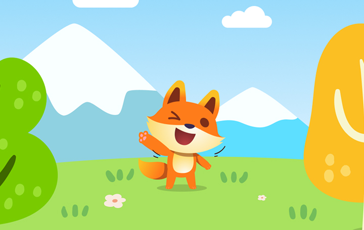 Habit Eazy fox mascot